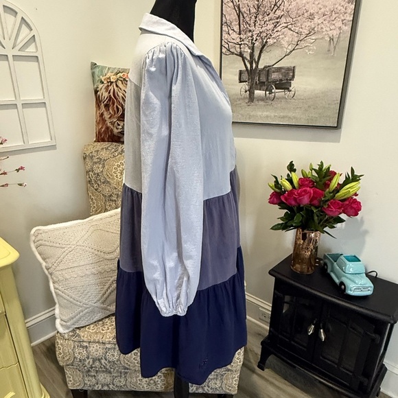 Simply Southern Textured Fabric in Deep Blue - Picture 6 of 8